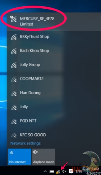 Bộ kích sóng wifi mecury 2 râu